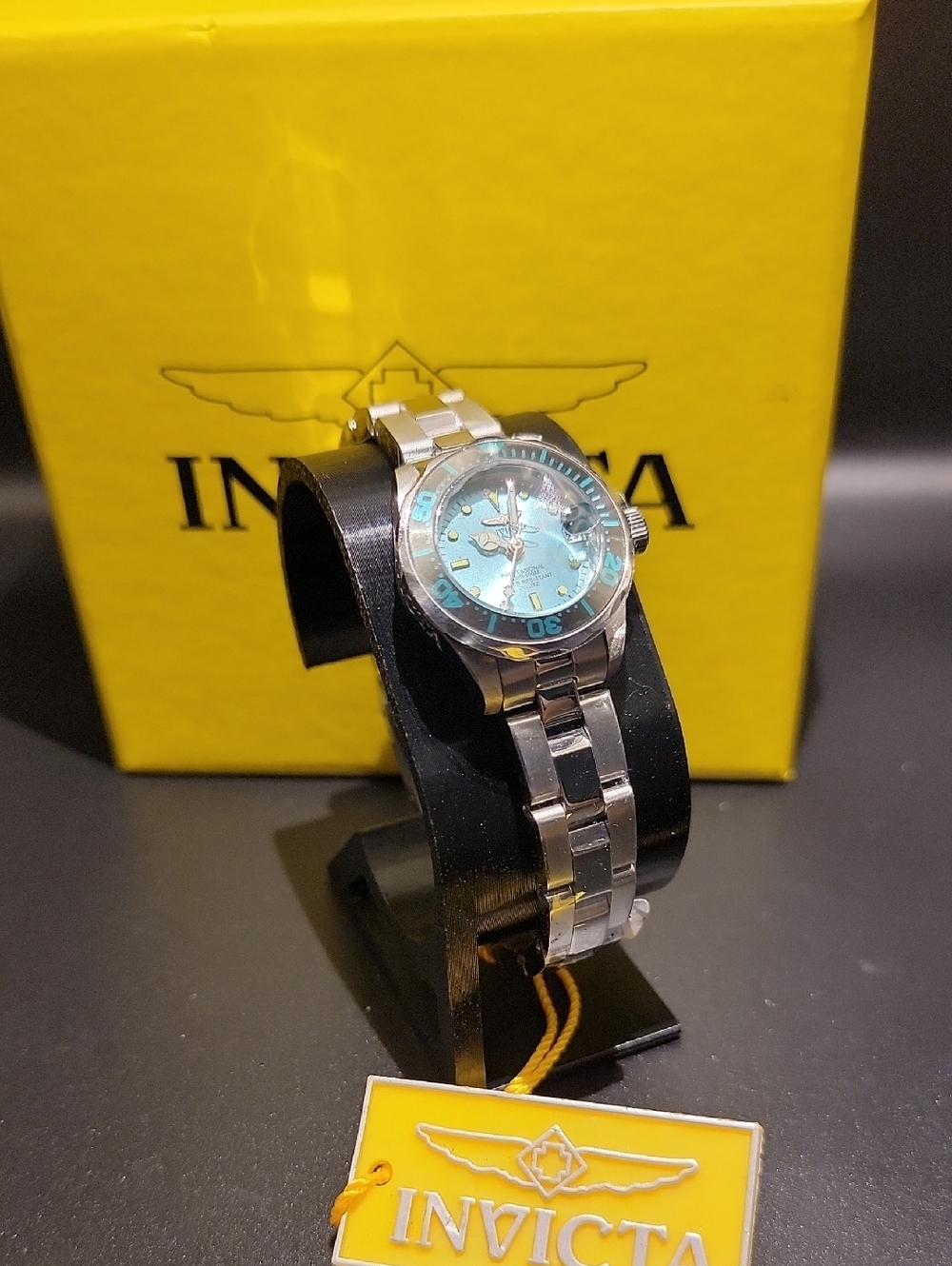 45786 Invicta Pro Diver Auredrift Women's Watch - 24.5mm, Stainless Steel 3 Link - Picture 5 of 9